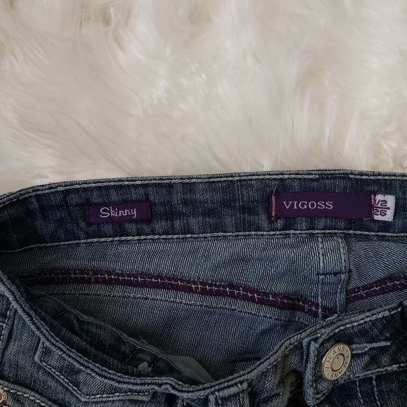 Ankle length distressed skinny jeans - Picture 7 of 8